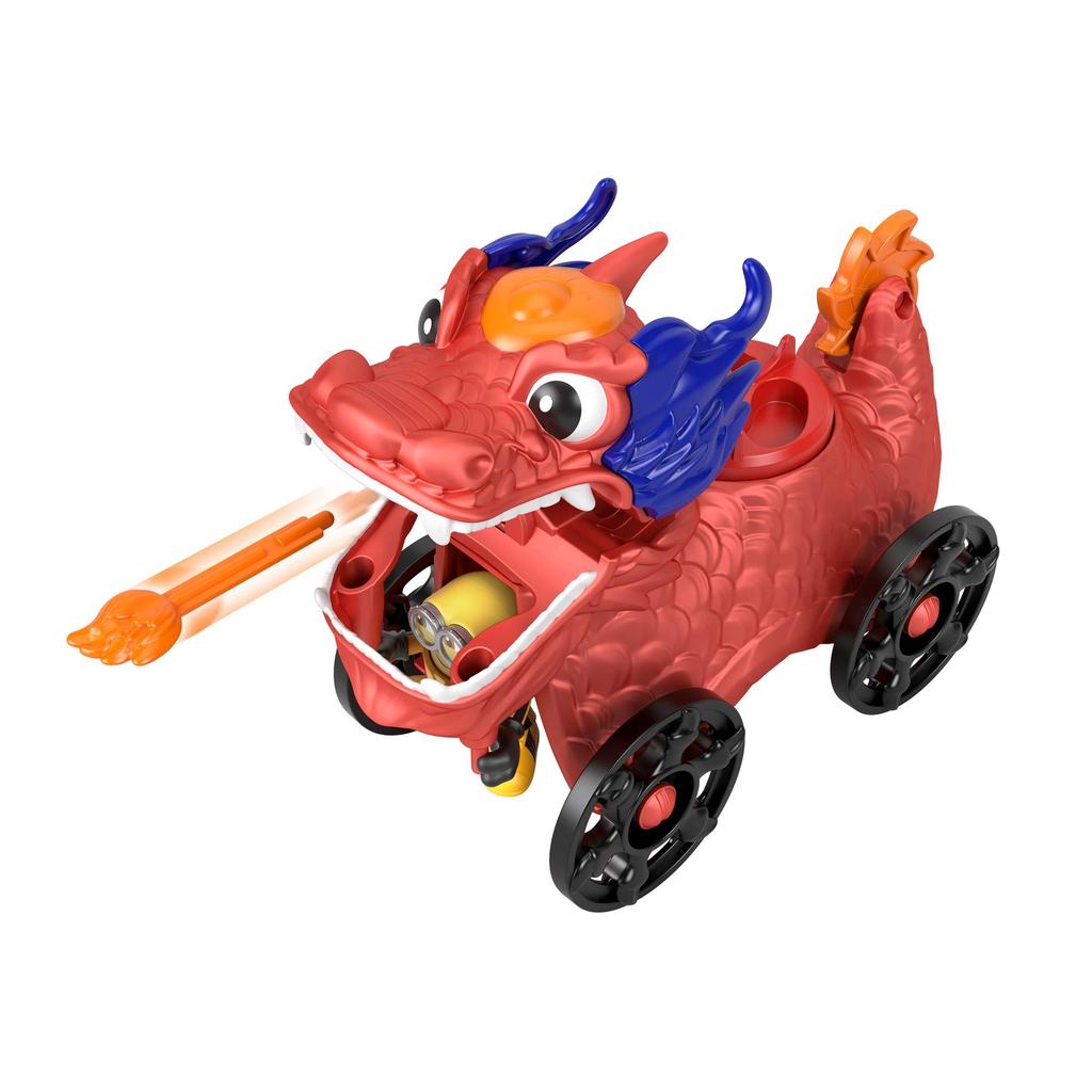 Fisher Price Minion Feature Playset Rocket Bike of 2 GMP36 Gray Red [Dragon & Set] [Set Boxed] &