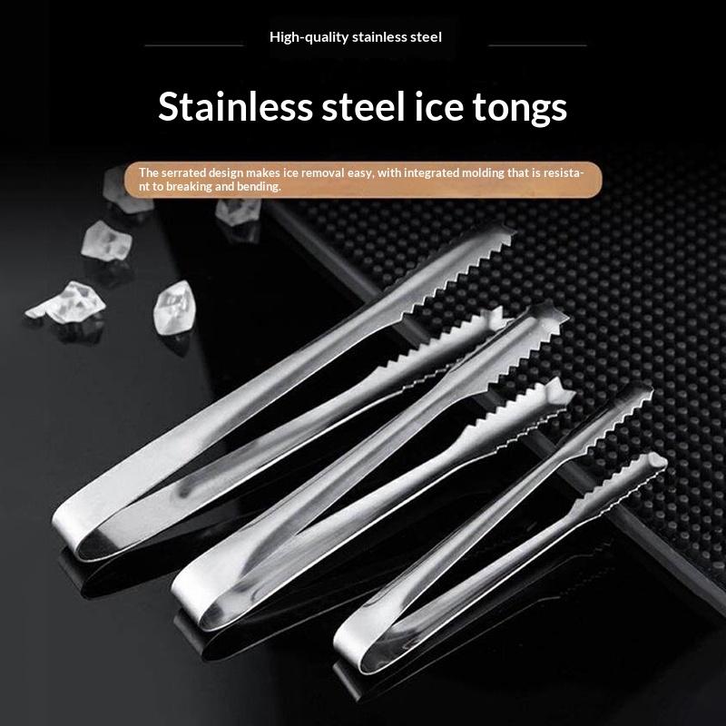 Stainless Steel Mini Food Clips For Sugar Cubes Ice Cube Tweezers Cute Baking Pastry Cake Decoration Candy Dessert Clips
