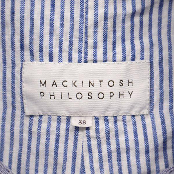 MACKINTOSH PHILOSOPHY Made in Japan by Sanyo Shokai Linen Blend Jacket 38 Men's Used
