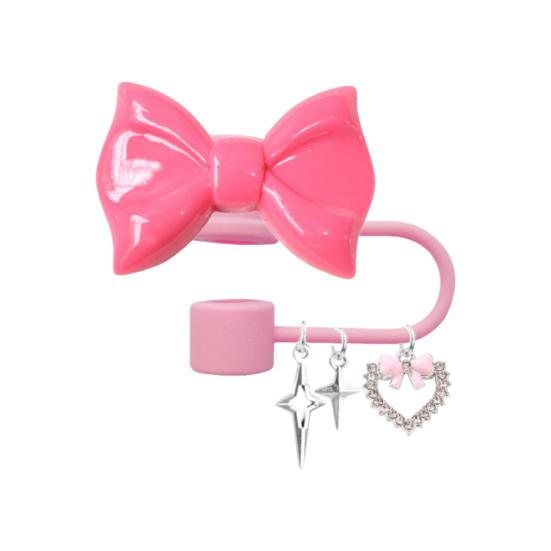 

Крышки для соломинок Yousheng Bowknot для стаканов 30 и 40 унций, силиконовые наконечники для соломинок, крышки для соломинок, защитные насадки для питьевых соломинок, аксессуары для стаканов 0,4 дюйма