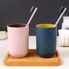 Color Organization Household Storage Mouthwash Cup Brushing Mug Toothbrush Cup Bathroom Accessories