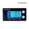 F26C Battery Meter Monitor DC7-68V Digital Battery Capacity Tester Battery