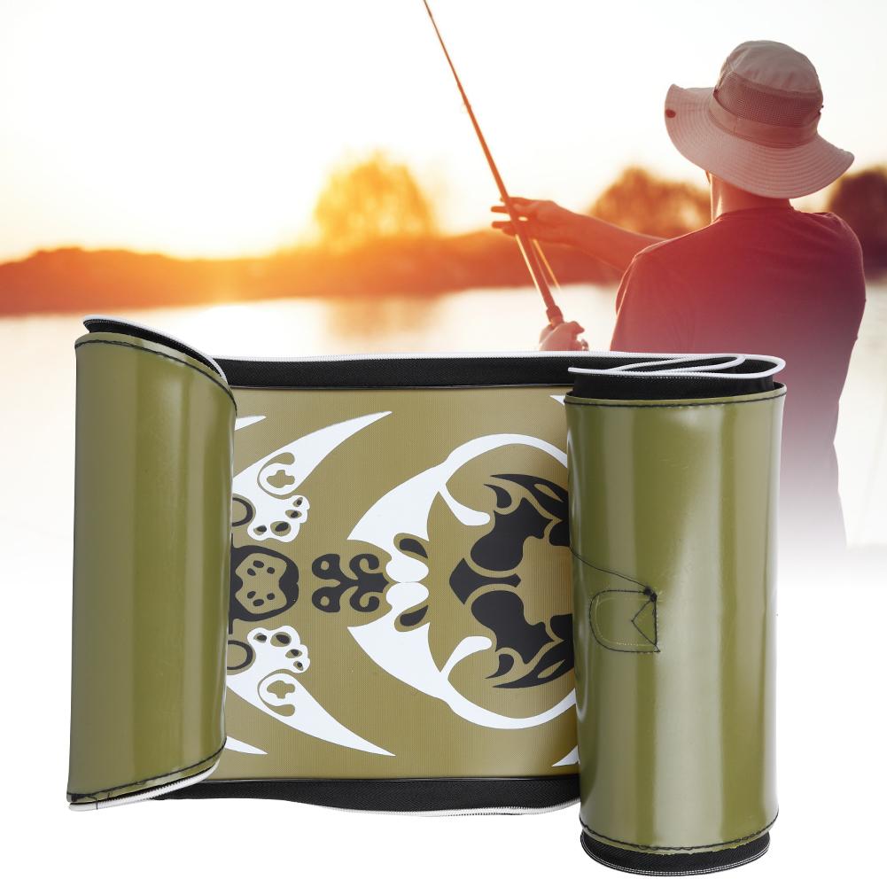 EVA Folding Wear Resistant Waterproof Tackle Packet Portable Large Capacity Fishing Rod Protection Pole Storage Bag