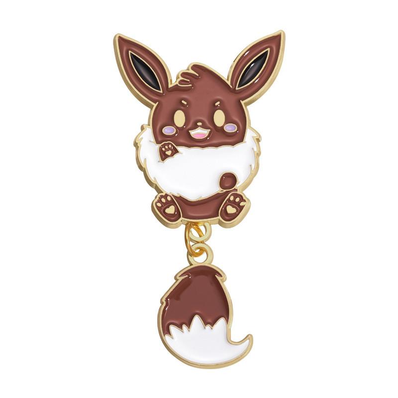 Eyecatching Pet Cute Cartoon Brooch In Alloy With Colorful Finish For Expression Personal