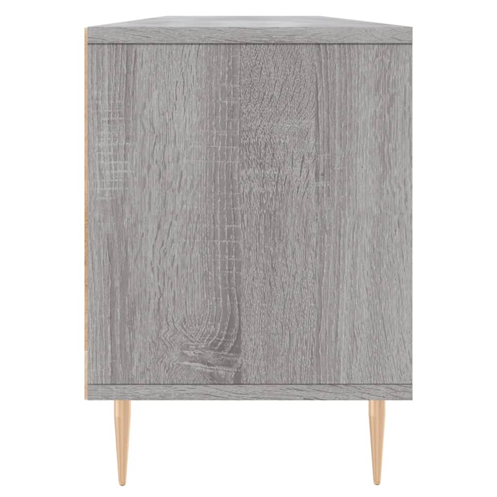 TV Cabinet Gray Sonoma 150 x 30 x 44.5 cm Engineered Wood