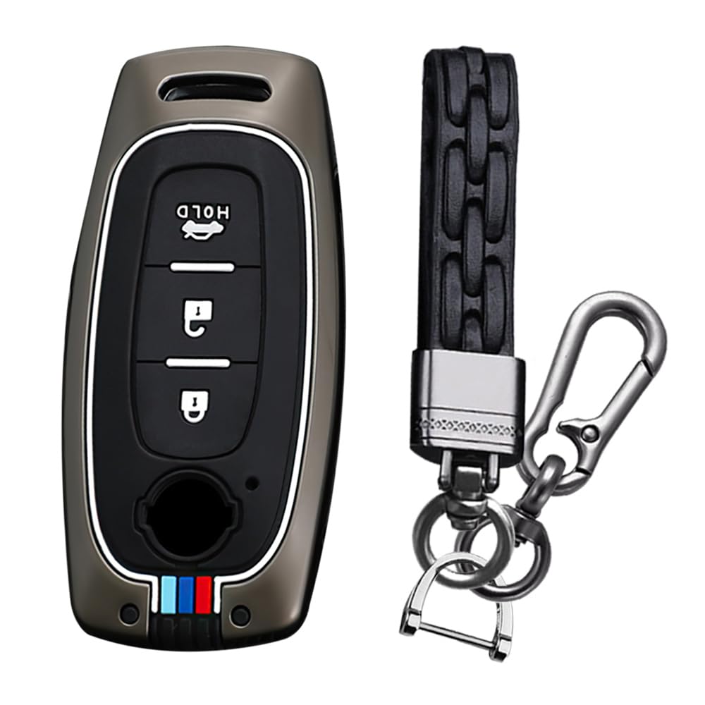 [KUNIO] Nissan Exclusive Keychain Key Case Key Cover Silicone Alloy чёрный