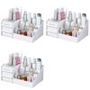 Premium-3X Makeup Organizer,Skincare Organizers On Countertop, Cosmetic Storage Organizer Fits Skincare, Lotions, Lipsticks A
