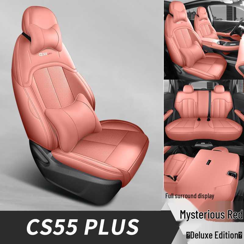 Fourth Gen Changan CS55 PLUS Seat Covers: 26 Model-Compatible, Fully Enclosed, Four-Season Car Seat Cushions.