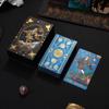 2026 Blau Gold Stern Traum Goldfolie Wasserdicht Tarot 80-Karten-Set