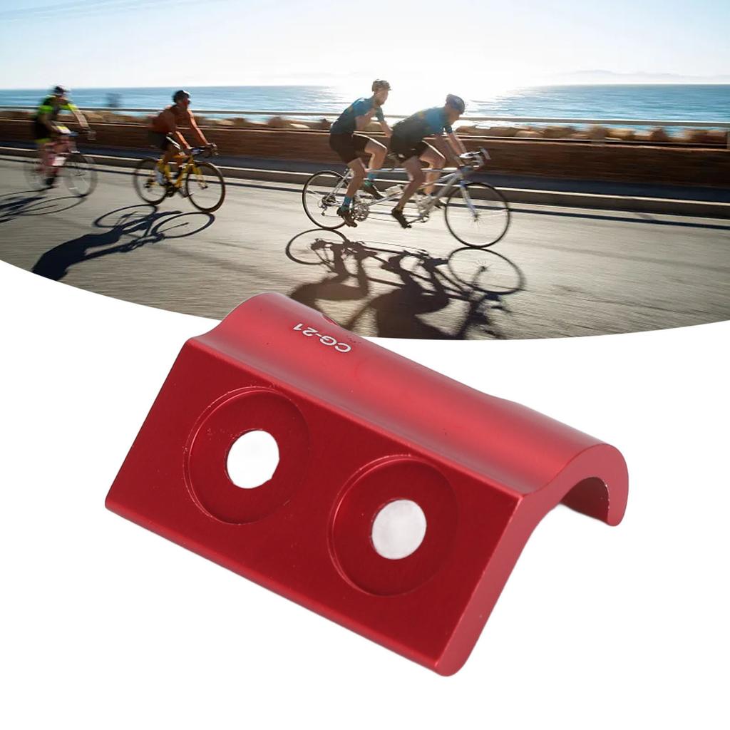 Bike Front Derailleur Hanger Aluminum Alloy Derailleur Mount Adapter Sturdy Stable Frame Gear Hook for Biking Accessories