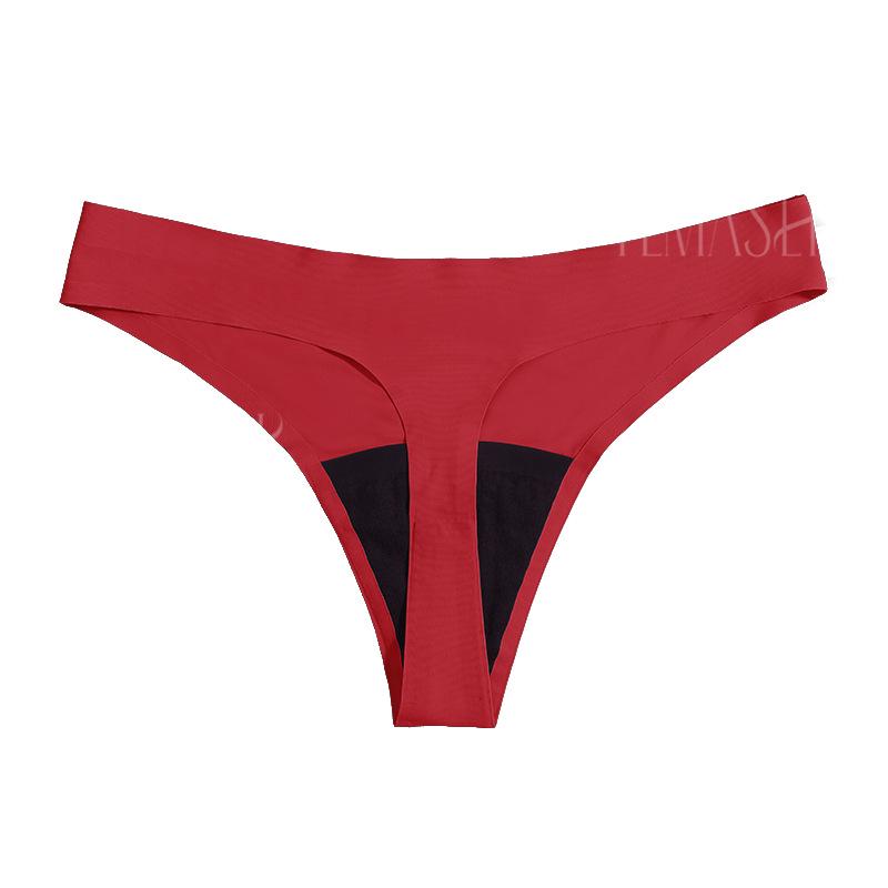 4-Layer Absorbent Menstrual Thong - Pure Cotton, Breathable, Anti-Leakage