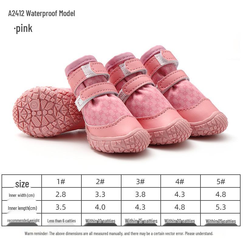 Breathable Non-slip Dog Shoes for Small Breeds