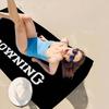 B-Browning Logo Mikrofaserdecke Schnell trocknende Strandtücher Übergröße Druck Super saugfähige Poolhandtuchdecke