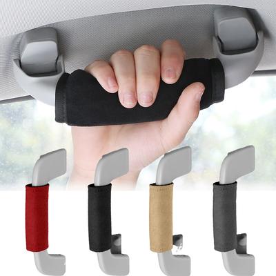Car Roof Armrest Protective Cover Multi-use Door Handle Safety Belt Soft Anti-Slip Breathable Handle Suede Protection Covers