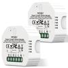 MOES ZIGBEE RF433 Mini Ukryty Moduł Przełącznika Smart do Rolet Żaluzji Zasłon DIY