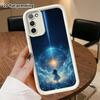 Phone Case: 2D Flat Samsung Galaxy A34 A35 M05 M06 S20 S22 S21 FE Plus 5G Layered Protective Case, Blue Light Universe, Christmas and Halloween Gift