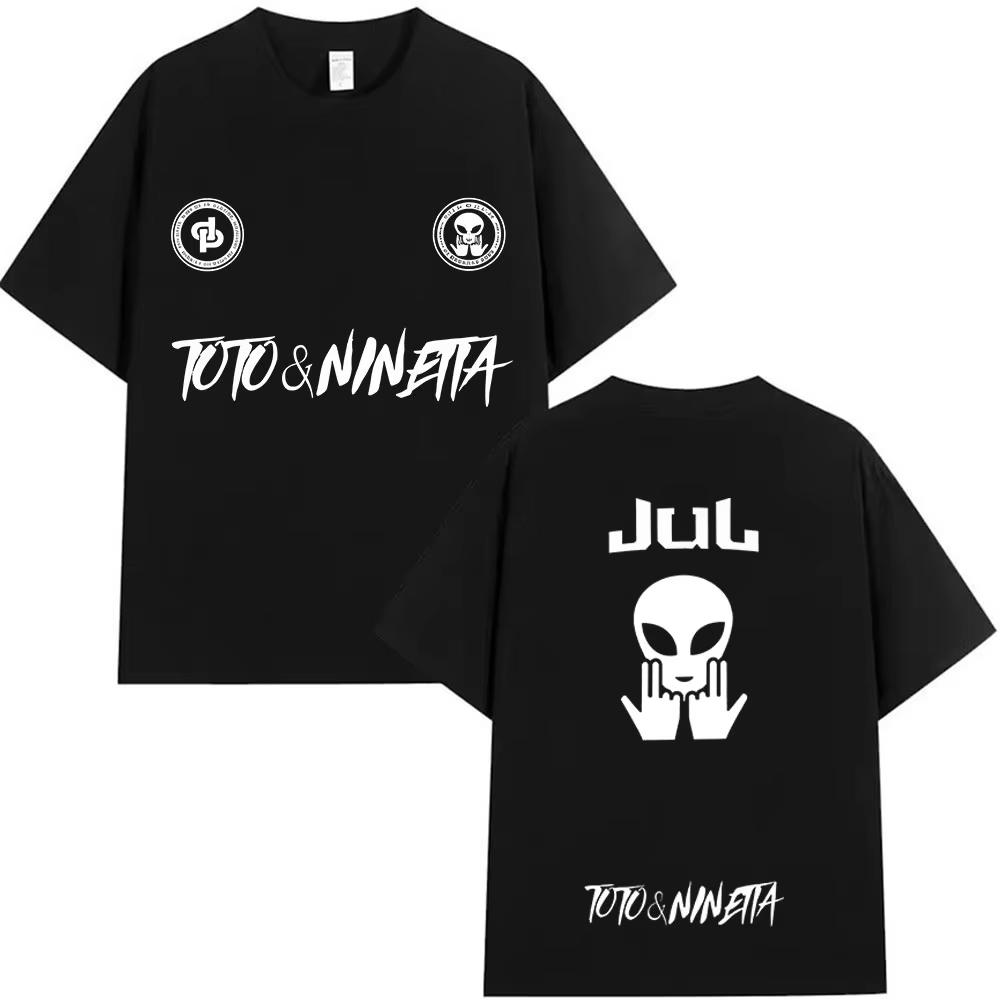 

Rapper Jul French Pop Album 2026 New T-Shirt Man s Woman Hip Hop Rock Short Sleeve T Shirts Summer O-Neck Cotton Tees Streetwear S разноцветный