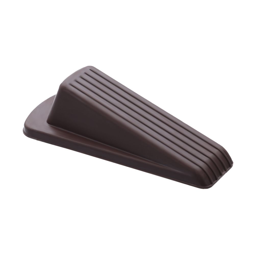 

4 кольори Зазори під домашніми дверима Запобігають замиканню Клин для зупинки дверей Дверні стопори Підлоговий гумовий коричневий