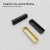 Aluminum Alloy Built-in Cabinet Door Handle Gold Black Grey Hidden Embedded Sliding Door Handle Furniture Hardware