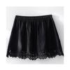 Korean High Waist Lace Mini Skirt - Women's Spring White Layered Design