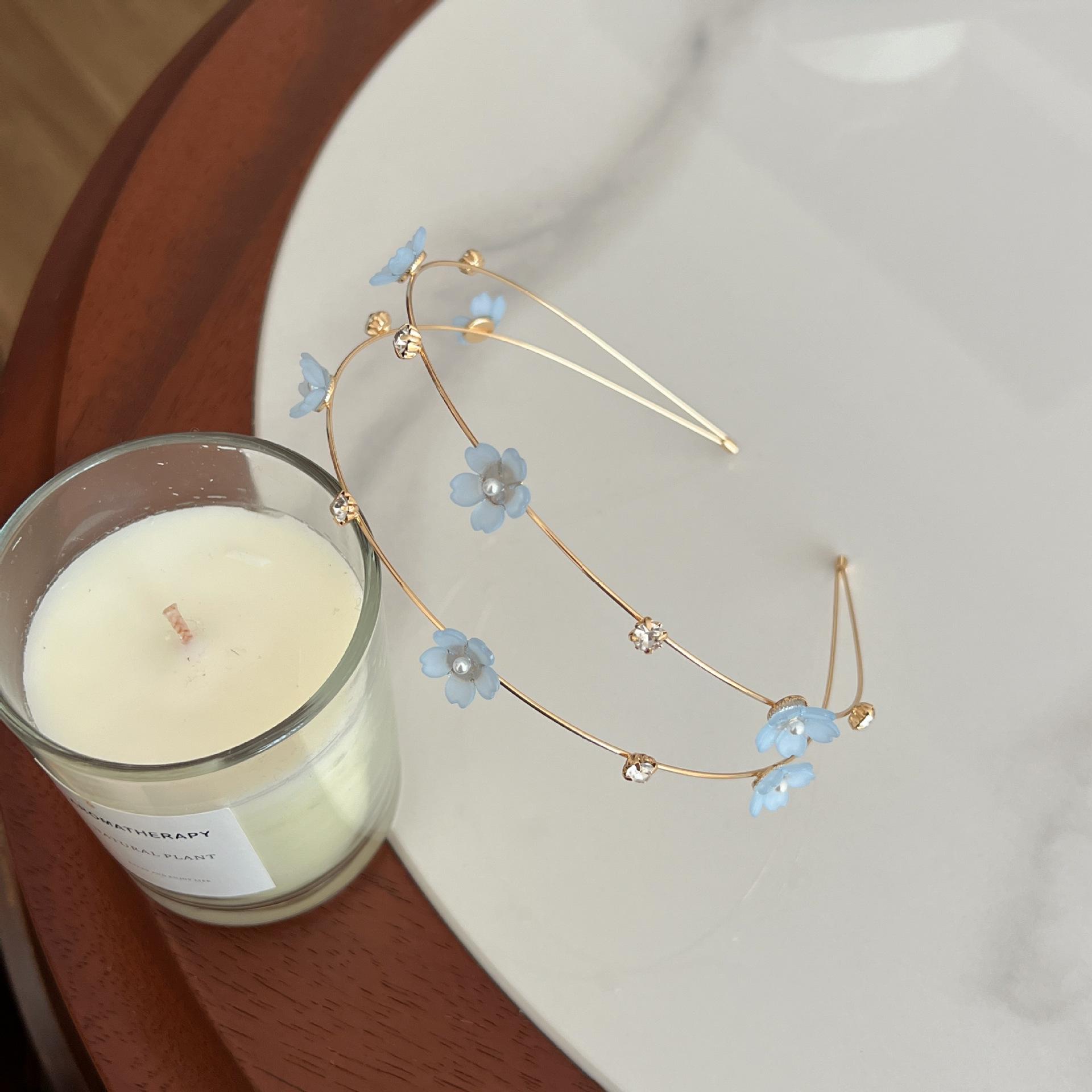 

Повязка на голову с нежным цветком сакуры: Заколка для волос с жемчугом «Лесная фея» для женщин