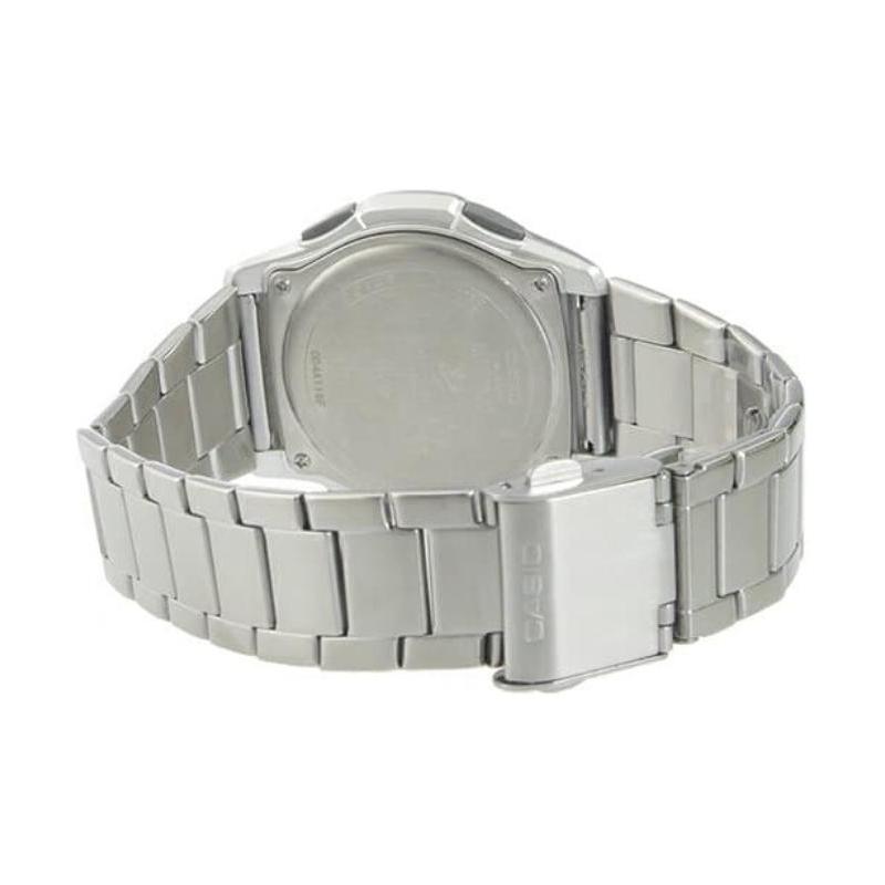 CASIO LCD/pointer dual display series solar Quartz Steel Strap men s watch blue dial WVA-M630D-7A2JF синий