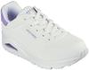 Skechers Uno - Pop Back Женские кроссовки белого/фиолетового цвета