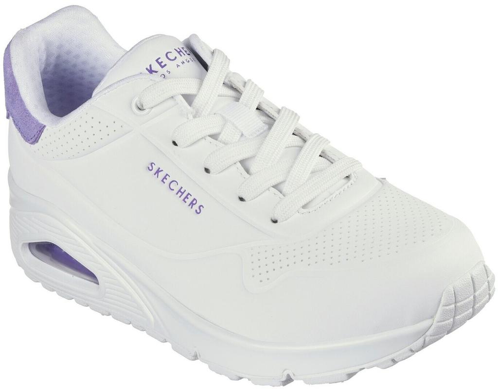 Skechers Uno - Pop Back Женские кроссовки белого/фиолетового цвета