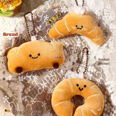 Croissant Plüschpuppe Taschenanhänger & Rucksackzubehör