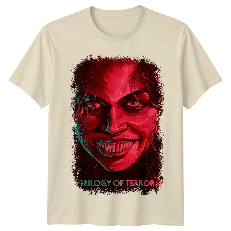 Trilogie de la terreur () T-shirt Inspiré d'une Affiche de Film Rétro s Tee Unisexe