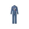 Lee X Palace Museum Cultural Collaboration Solid Color Straight Leg Denim Jumpsuit Women Jumpsuit Blue LWB0021525PN00F
