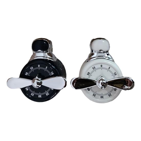 Yousheng Magnetic Mechanical Kitchen Timer Battery-Free Retro Alarm Clock Cooking Baking Learning Countdown Tool