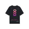 Li-Ning Wade Series Pixel Letter And Number Print Casual Short Sleeve T-Shirt Men Tops Black AHSSA47-1