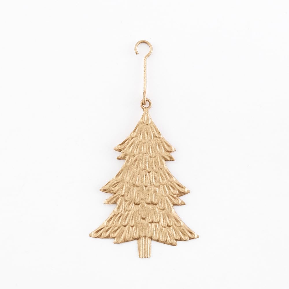 Shesay Geprägtes Zinnornament Display Nordische Weihnachten Großer Grüner Baum, (8cm hoch),