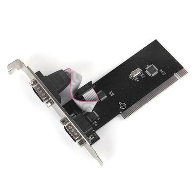 1 Juego PCI a COM de 9 Pines RS232 Interfaz DB9 Adaptador para Ordenador de Control Industrial Tarjeta de Expansión Tarjeta de Conectores de Puerto Serie PCI