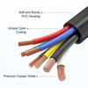 4ft 7Way Trailer Plug Weatherproof Trailer Harness Wiring 7Pin Trailer Connector