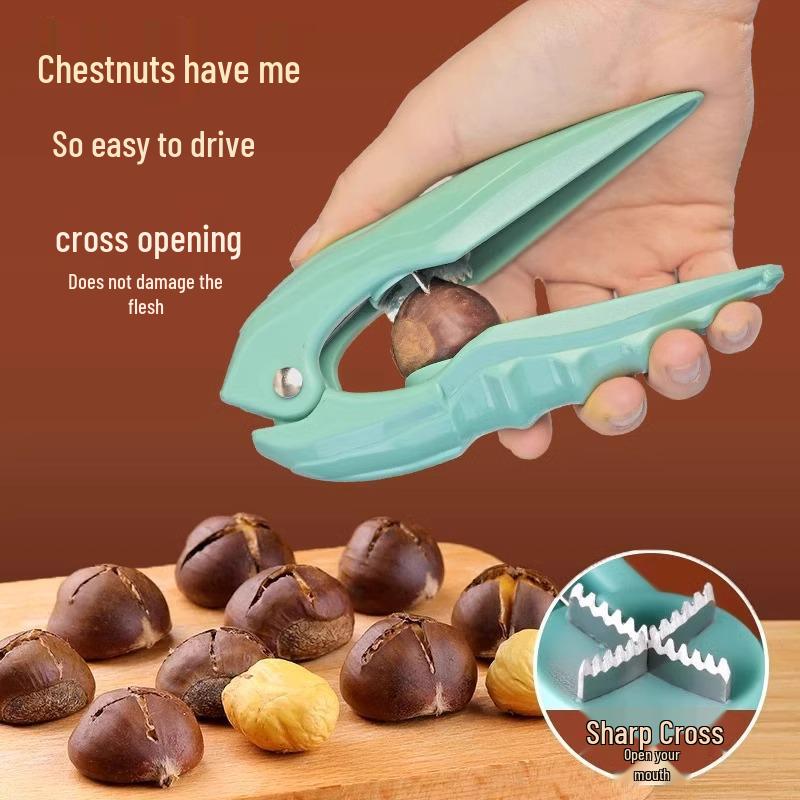 Chestnut and Walnut Shell Cracker Tool синий