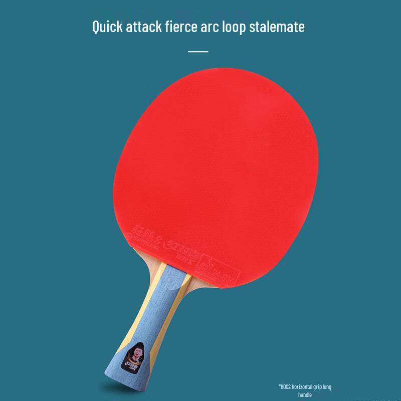 Red Double Happiness H6002 6-Star Table Tennis Racket