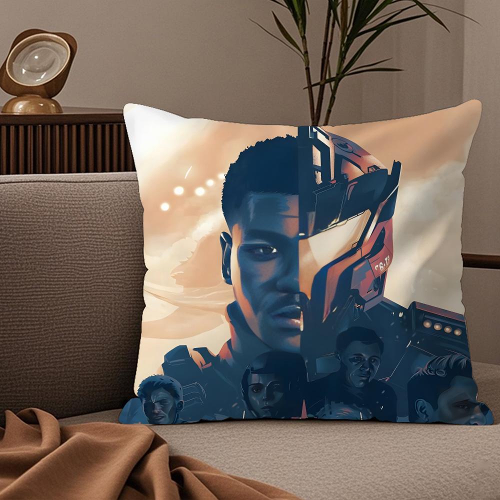 MovieP-PacificS R-RimS Pillow Case Silky Elegant Comfort Sofa Bed Invisible Zipper