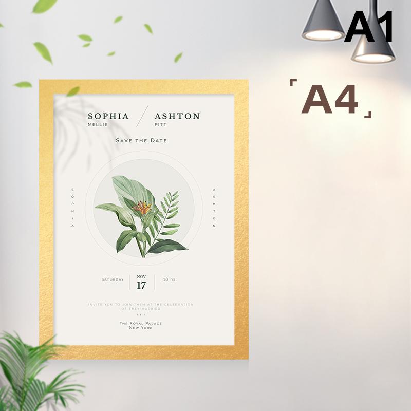 

Магнитные рамки для фотографий A3/A4 Настенный держатель для фотокарточек K-pop Дисплей Декор для стены Окно Офис Реклама Холодильник