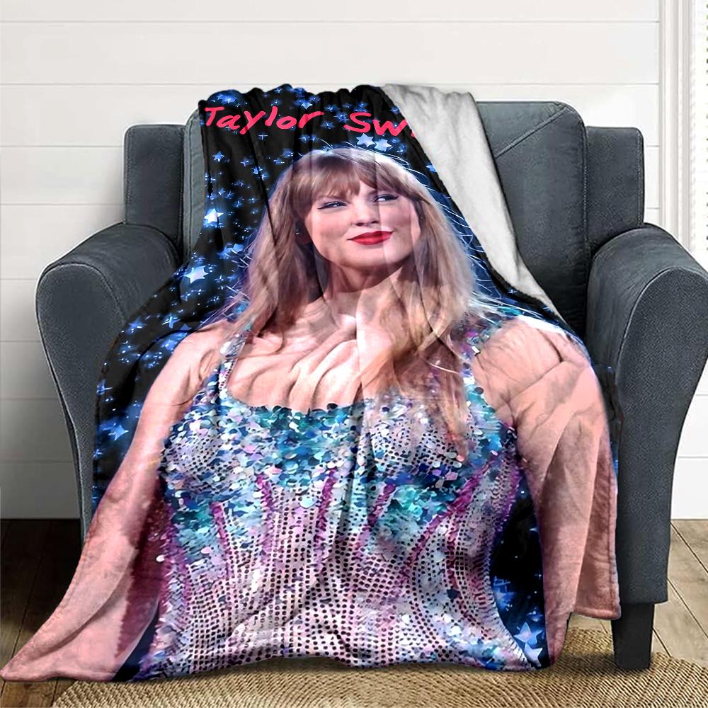 Taylor Swift Performance Blanket Soft Throw Blanket For Home Bedroom Bed Sofa Travel Office Solid Christmas Blanket