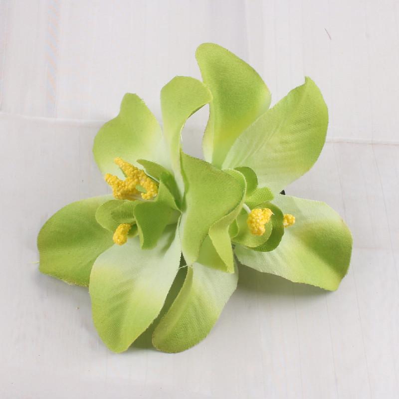 Bohemian Orchid Hair Clip - Seaside Resort Flower Accessory