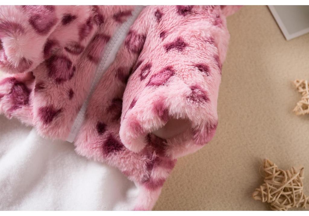 Leopard Print Thickened Coat for Small Dogs - Pet Trendy Apparel for Spring and Autumn