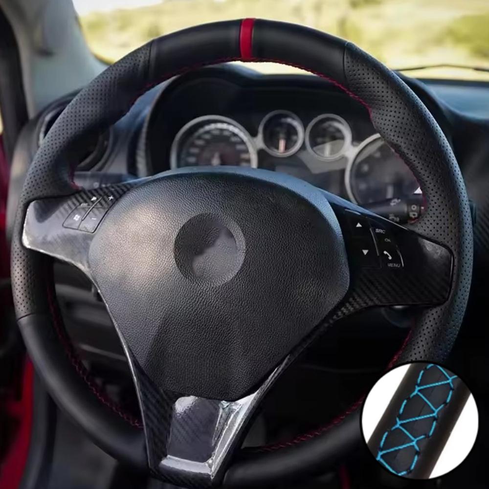 Car Accessories Hand Stitched Artificial  Leather Steering Wheel Cover For Alfa Romeo Giulietta 2010-2014 Mito 2008-2015
