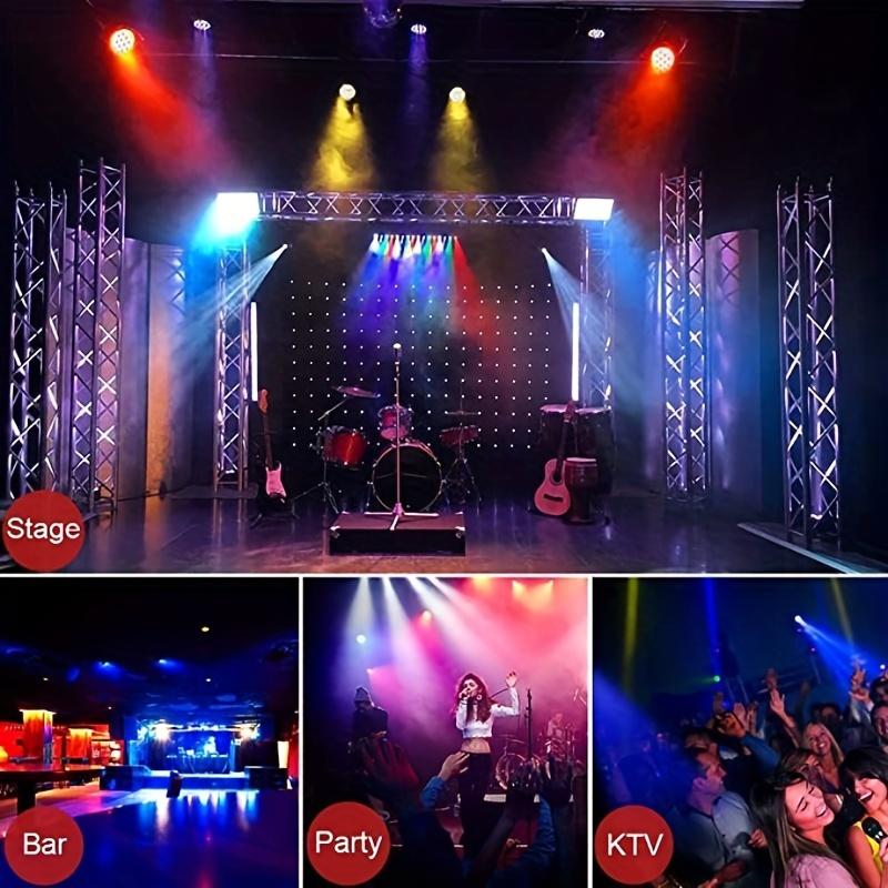 RGB LED Stage Par Light 18 LED DMX512 Zvukem aktivované Disko světlo s EU/US zástrčkou pro DJ Party Club Show Sváteční dekorace
