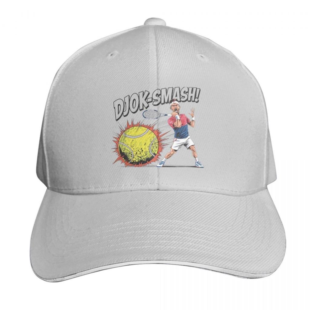 Djok  smash Baseball Cap Rave Streetwear Trucker Cap Fishing cap Unisexs Caps Womens
