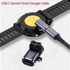 2025 Type-C USB To 4pin Charger Adapter Connector for Garmin Fenix 5X/6X/7X/5/6/7 Venu 2 Plus Watch Charging Converter