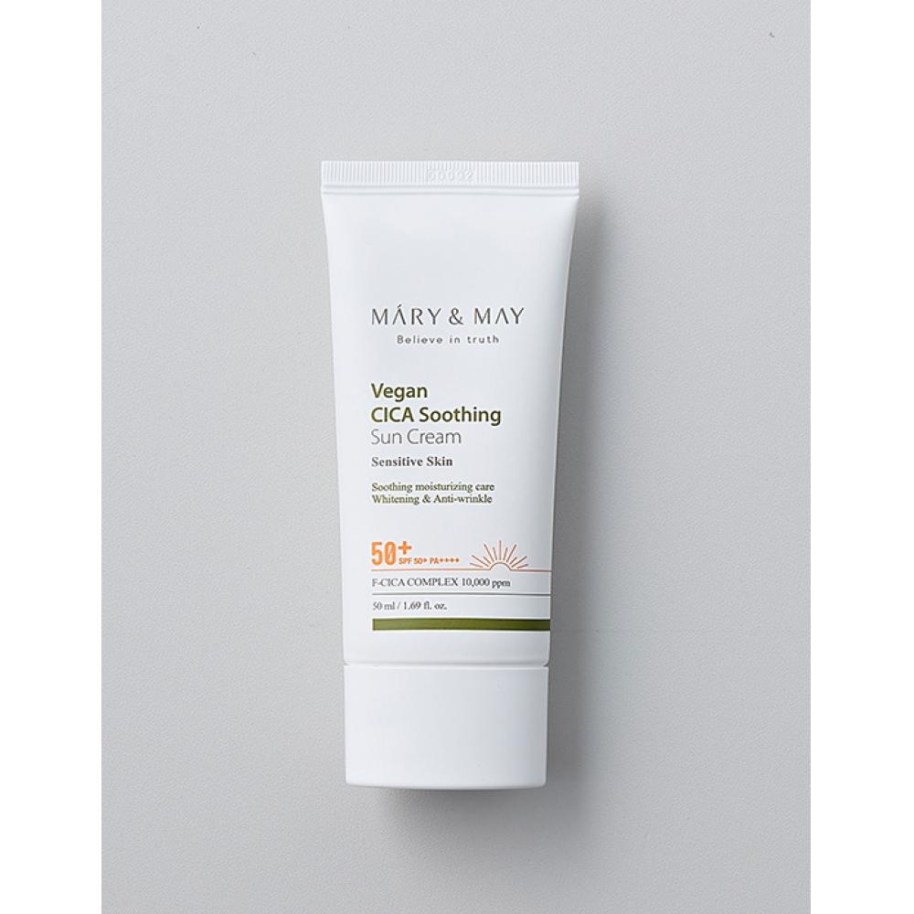 Mary May Vegan Cica Soothing Sun Cream Spf50+ Pa++++ 50ml