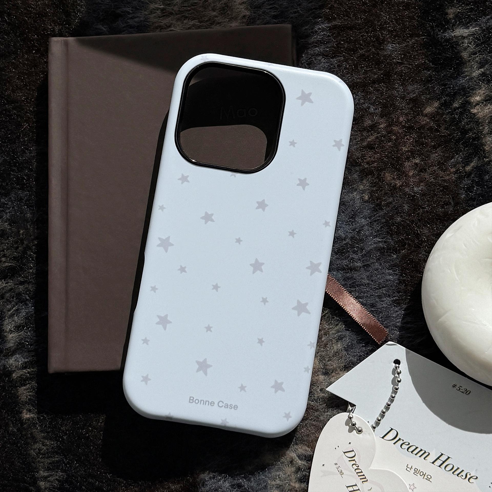 

Leather Pattern Cloud Stand IPhone 16 Apple Phone Case 15promax Suitable for 13 Film 12 High end Sense Star 12pro max(6.7)