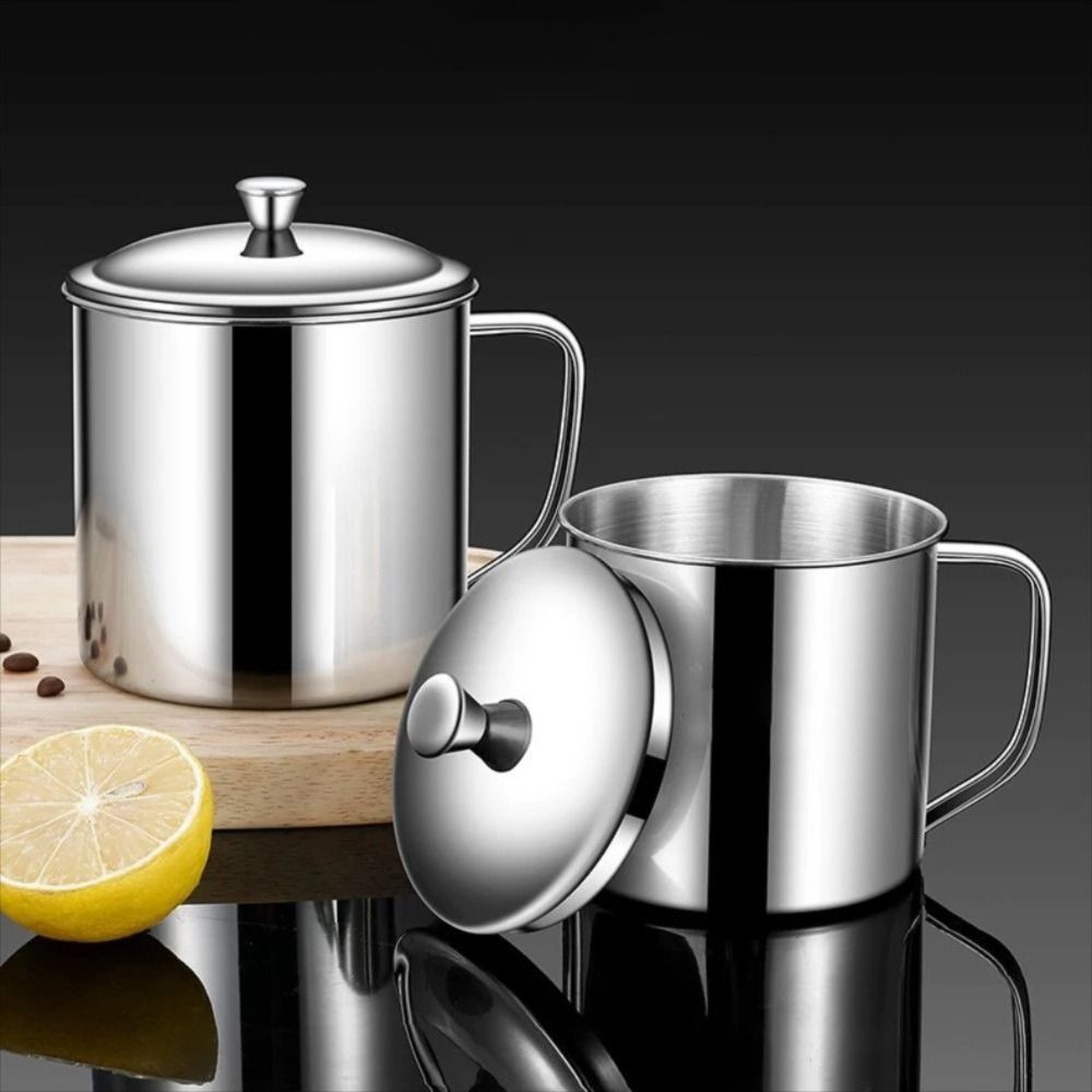 Handle Design Stainless Steel Cup With Lid Travel Mug New Coffee Cup Travel